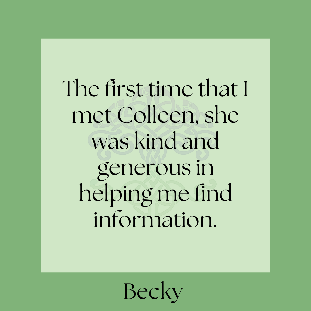 Testimonial from Becky